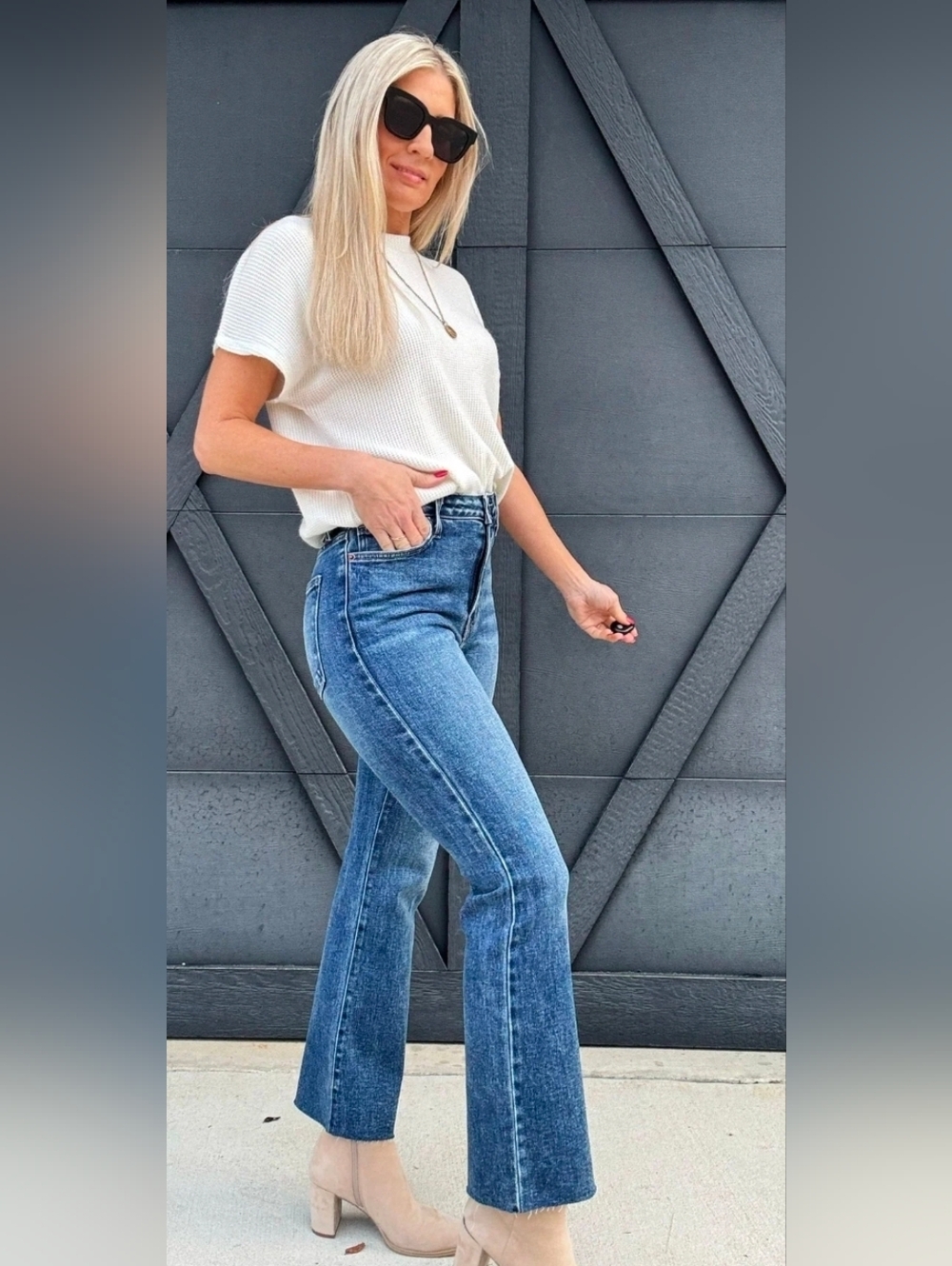 LTJ Sicily Scissor Cut Jean Size 26 Letter To Juliet